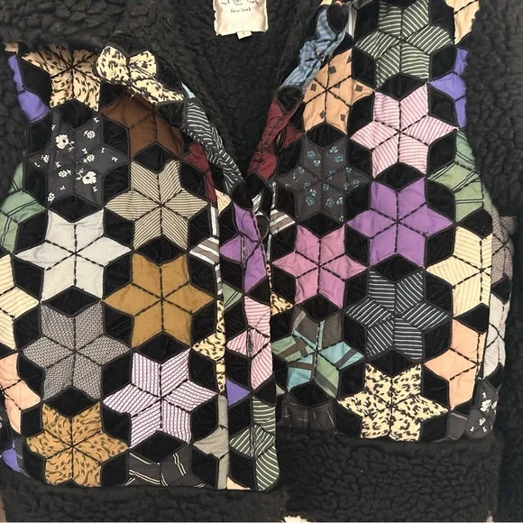 Sea New York Black Sherpa Puffer Jacket - Picture 10 of 13